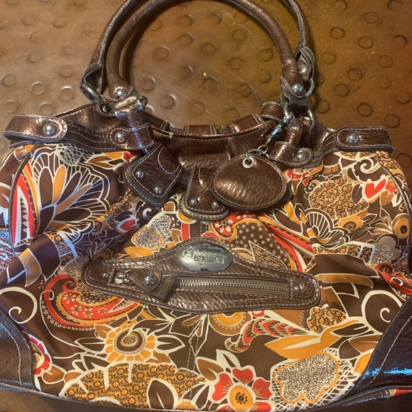 DeRossi De Rossi Purse Bag Handbag Paisley - Picture 1 of 11